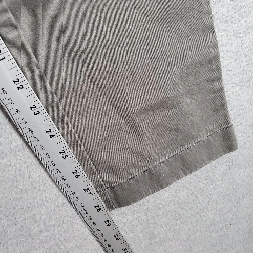 J Crew Men Jeans 31x30 Gray Chino‎ Essential Straight Mid Rise Pockets Casual